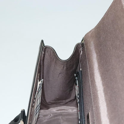 Burberry Vintage Handbag Leather, BLACK, LEATHER, Handbag