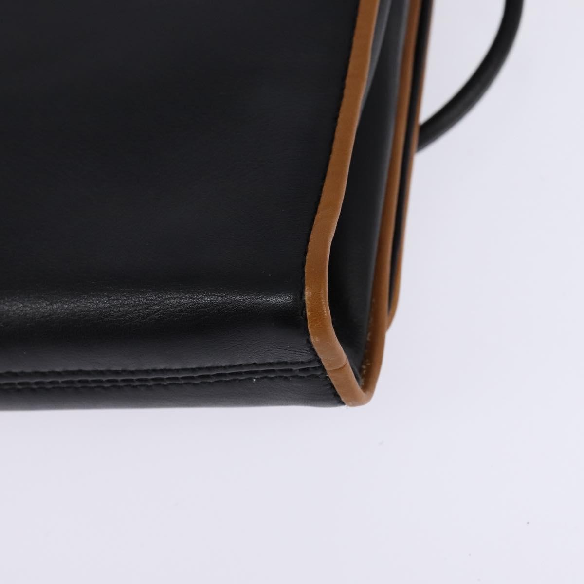 Celine Shoulder Bag Leather, BLACK, LEATHER, Shoulder bag