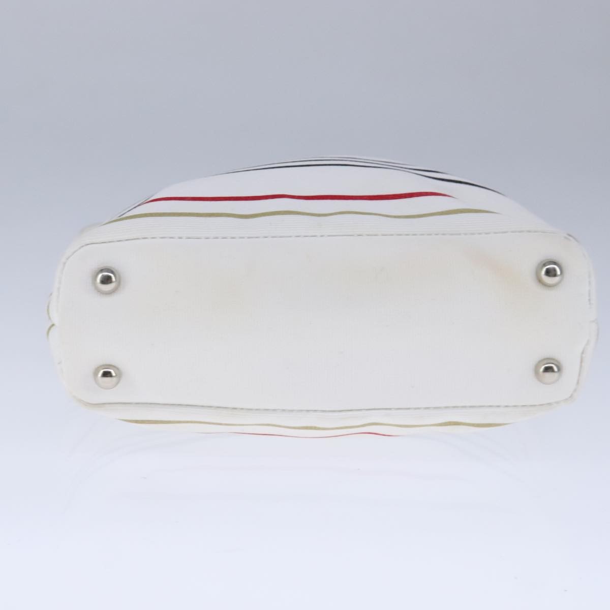 Burberry Blue Label Handbag Canvas, WHITE, CANVAS, Handbag