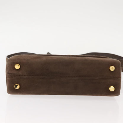 Salvatore Ferragamo Vintage Handbag Suede, BROWN, SUEDE, Handbag