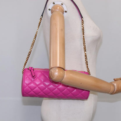 Versace Medusa Shoulder Bag Leather, PINK, LEATHER, Shoulder bag