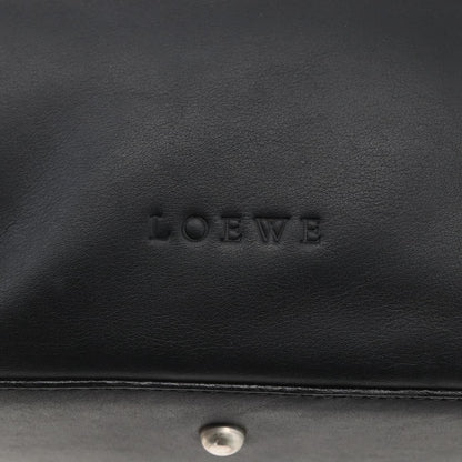 Loewe Vintage Shoulder Bag Leather, BLACK, LEATHER, Shoulder bag