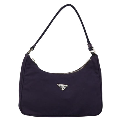 Prada Hobo Tessuto, PURPLE, NYLON, Shoulder bag