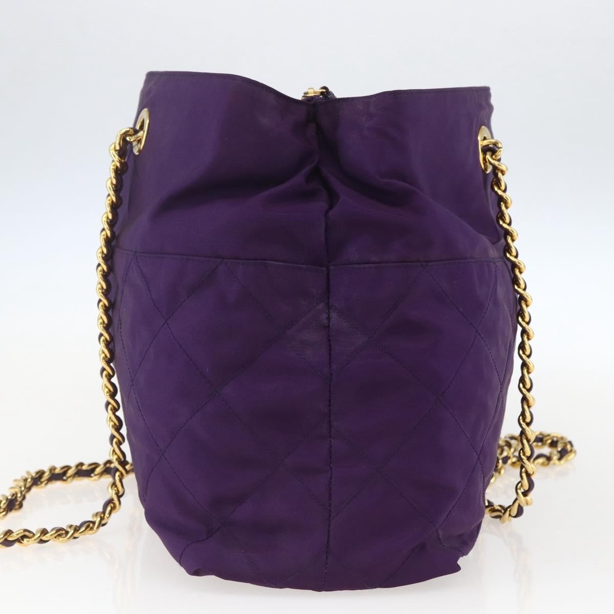 Prada Vintage Shoulder Bag Tessuto, PURPLE, NYLON, Shoulder bag