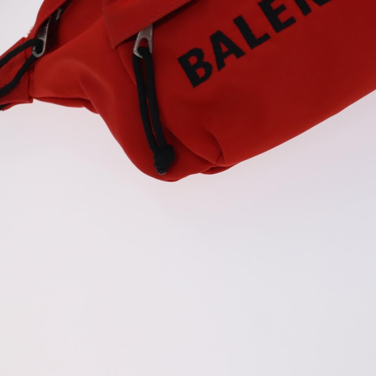 Balenciaga Wheel Belt Bag Nylon, RED, NYLON, Shoulder bag