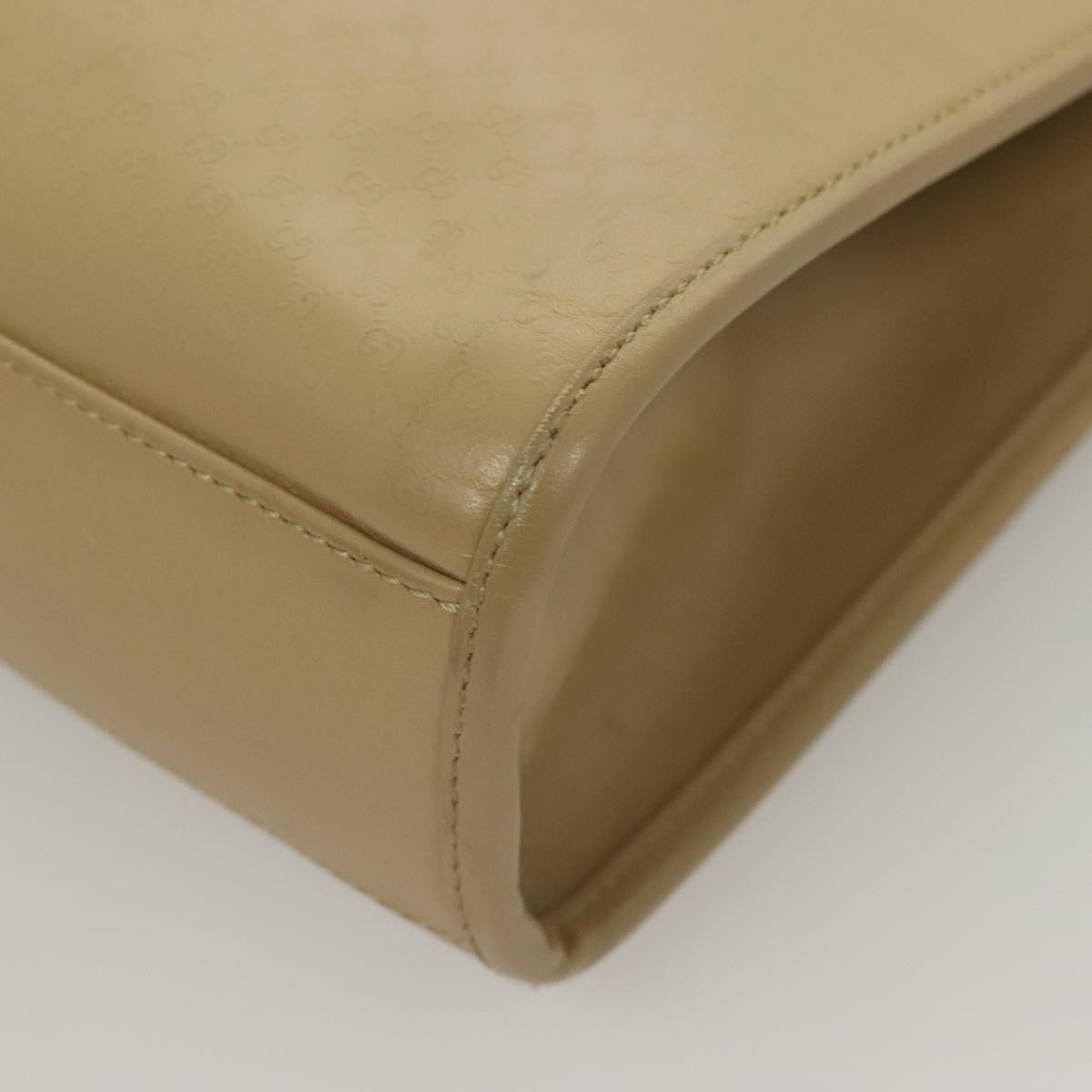 Gucci Vintage Jackie Handbag Leather, BEIGE, LEATHER, Handbag