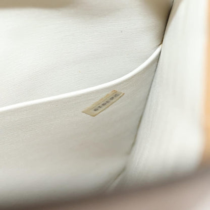 Chanel Chain Shoulder Bag Leather, BEIGE, LEATHER, Shoulder bag