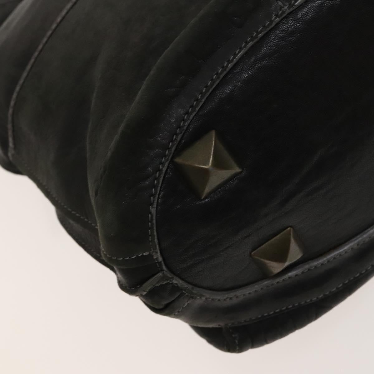 Chloe Vintage Shoulder Bag Leather, BLACK, LEATHER, Shoulder bag