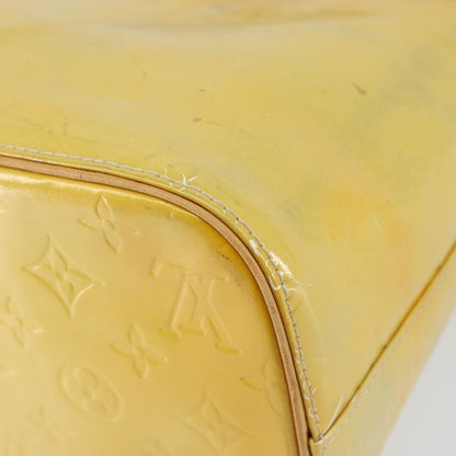 Louis Vuitton Houston Handbag Monogram Vernis, YELLOW, PATENT_LEATHER, Tote bag