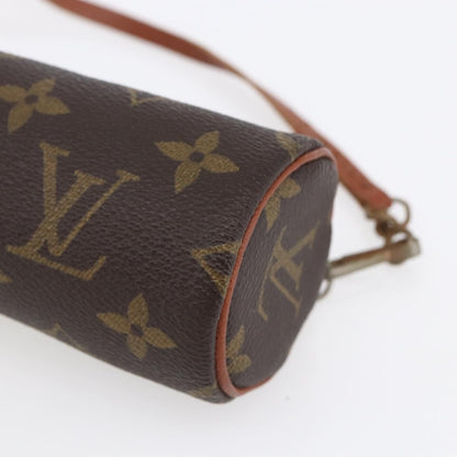 Louis Vuitton Papillon Pochette Monogram Canvas, BROWN, CANVAS, Clutche & pouche