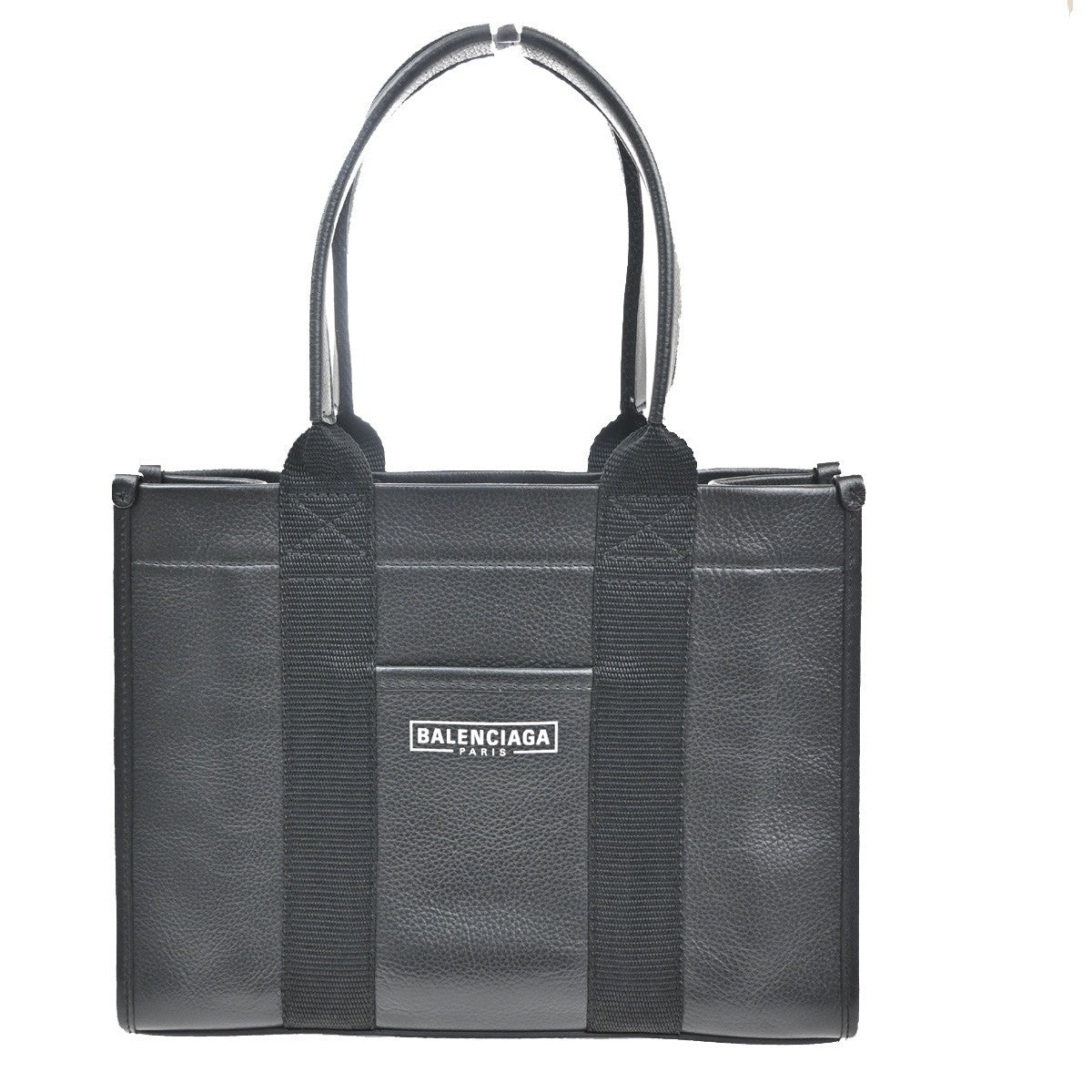 Balenciaga Hardware Tote Leather, BLACK, LEATHER, Tote bag
