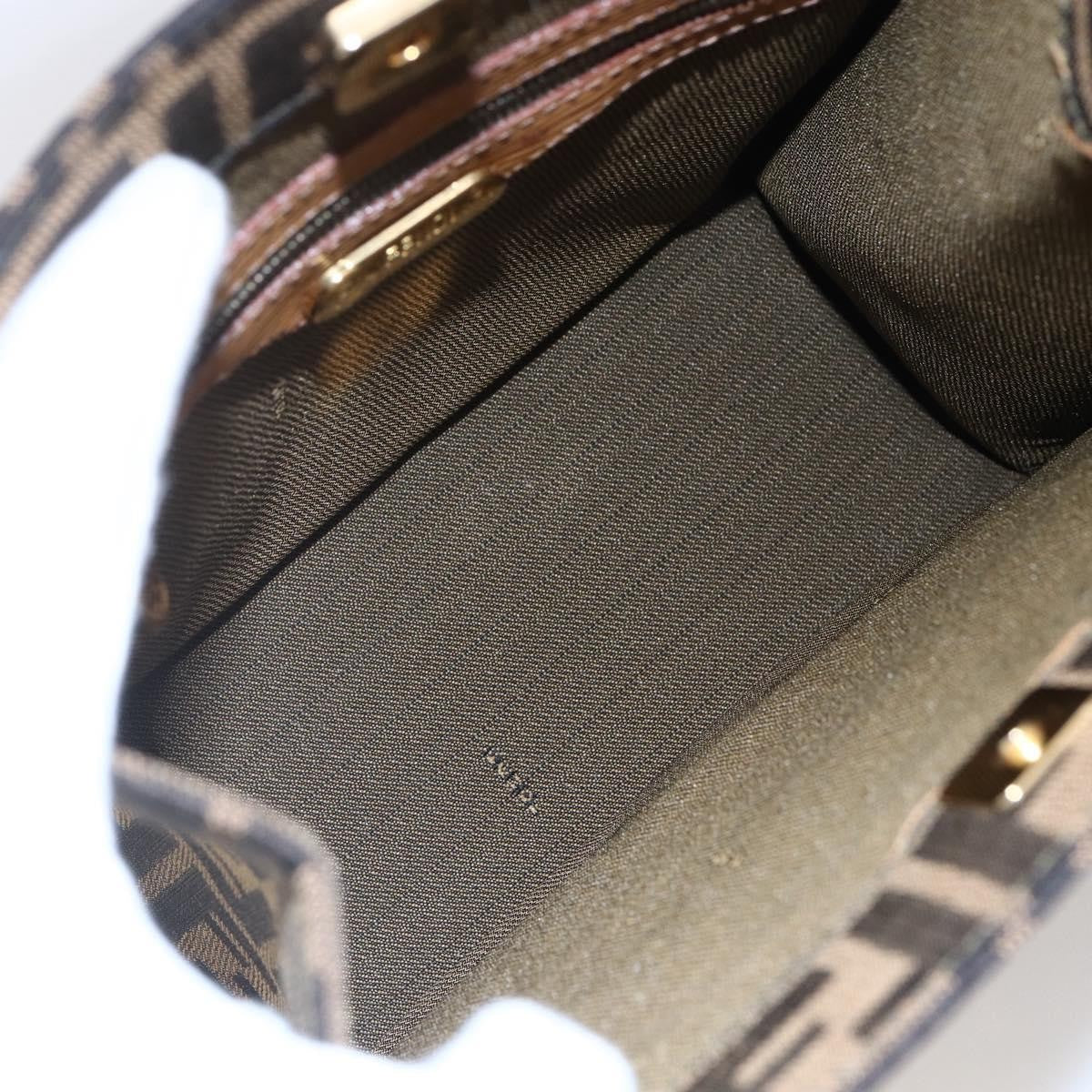 Fendi Vintage Top Handle Bag Zucca canvas, BROWN, CANVAS, Handbag