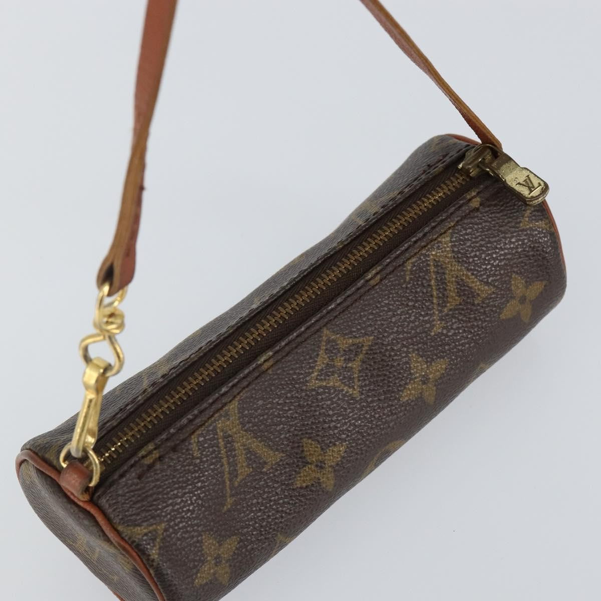Louis Vuitton Papillon Pochette Monogram Canvas, BROWN, CANVAS, Handbag