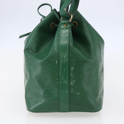 Louis Vuitton Petit Noe Handbag Epi Leather, GREEN, LEATHER, Shoulder bag
