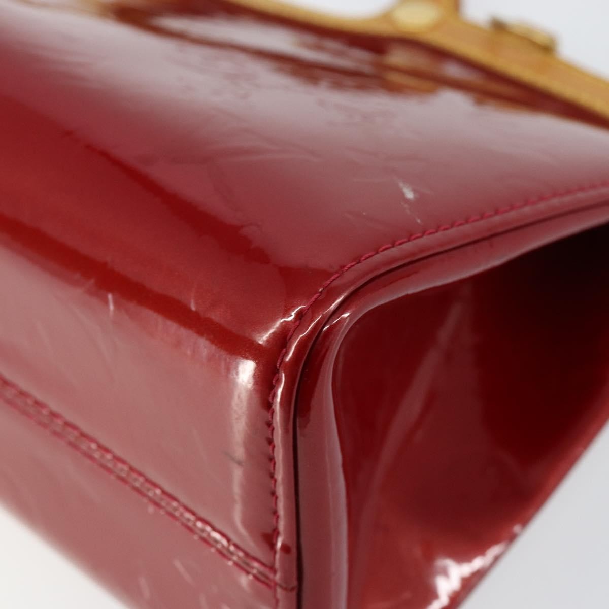 Louis Vuitton Roxbury Drive Handbag Monogram Vernis, RED, PATENT_LEATHER, Handbag