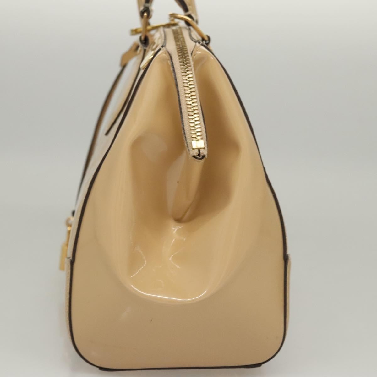Louis Vuitton Santa Monica Handbag Monogram Vernis, BEIGE, PATENT_LEATHER, Handbag