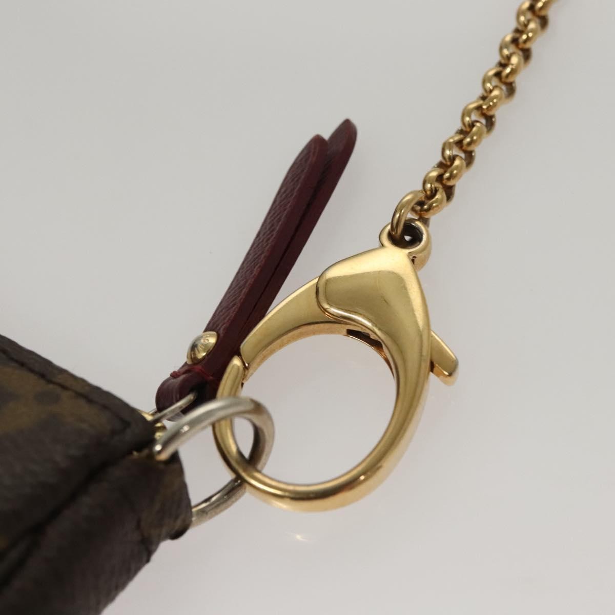 Louis Vuitton Pochette Accessoires Monogram Canvas, BROWN, CANVAS, Clutche & pouche