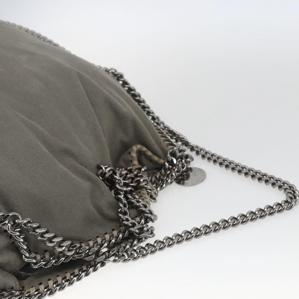 Stella McCartney Falabella Tote Shaggy Deer, GRAY, POLYESTER, Shoulder bag
