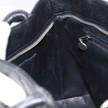 Chanel Medallion Tote Quilted Caviar, BLACK, LEATHER, Tote bag