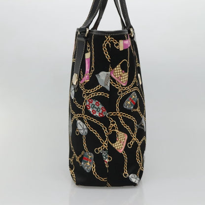 Gucci Charmy Tote Satin, BLACK, SATIN, Tote bag
