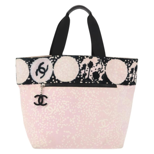 Chanel Vintage Tote Canvas, PINK, CANVAS, Tote bag