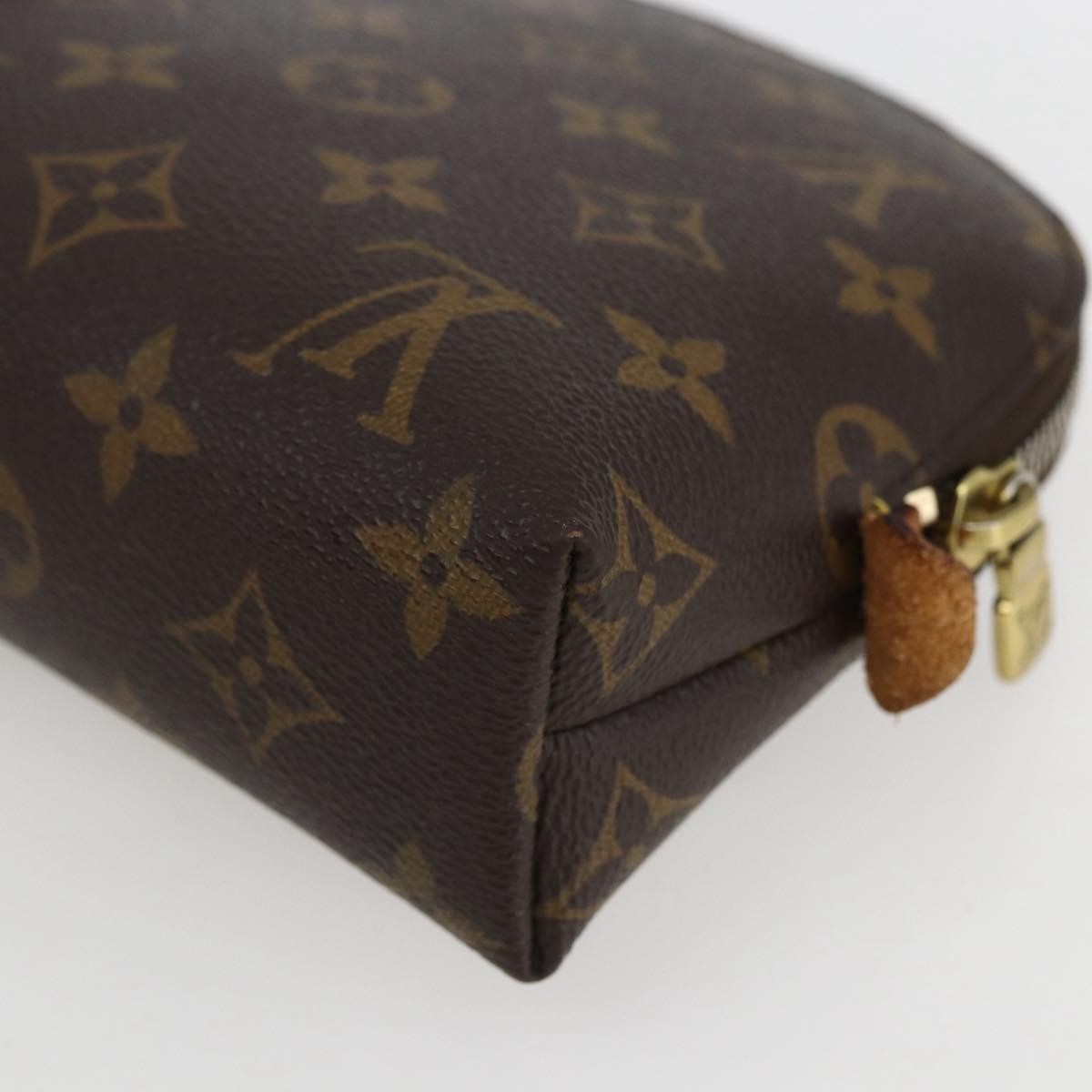 Louis Vuitton Cosmetic Pouch Monogram Canvas, BROWN, CANVAS, Clutche & pouche