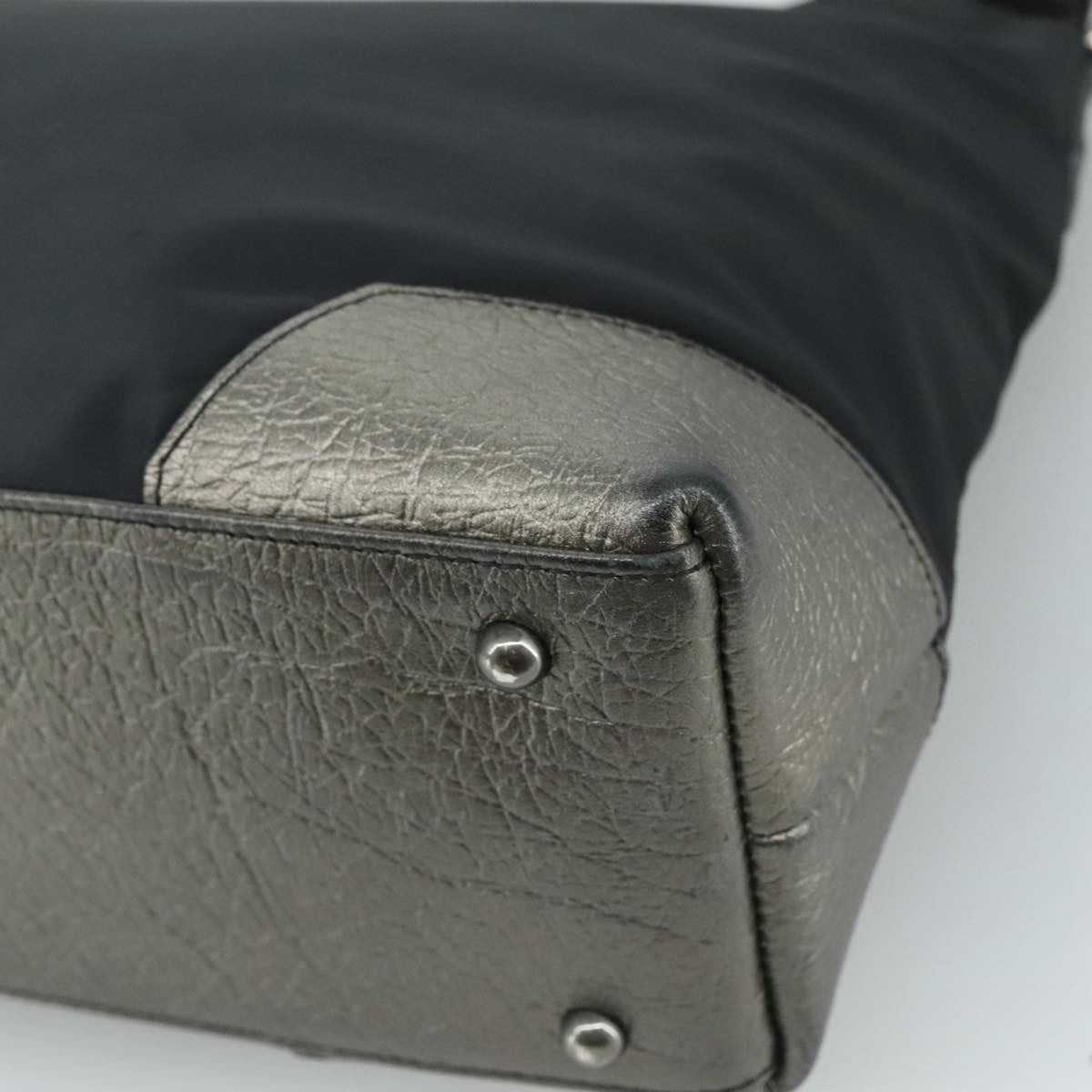 Burberry Vintage Shoulder Bag Nylon, BLACK, NYLON, Shoulder bag