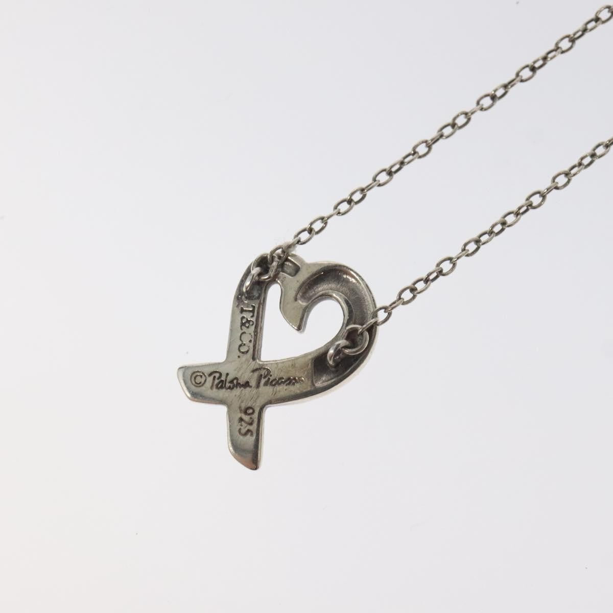 Tiffany & Co. Paloma Picasso Loving Heart Pendant Necklace Silver 925, SILVER, SILVER, Necklace