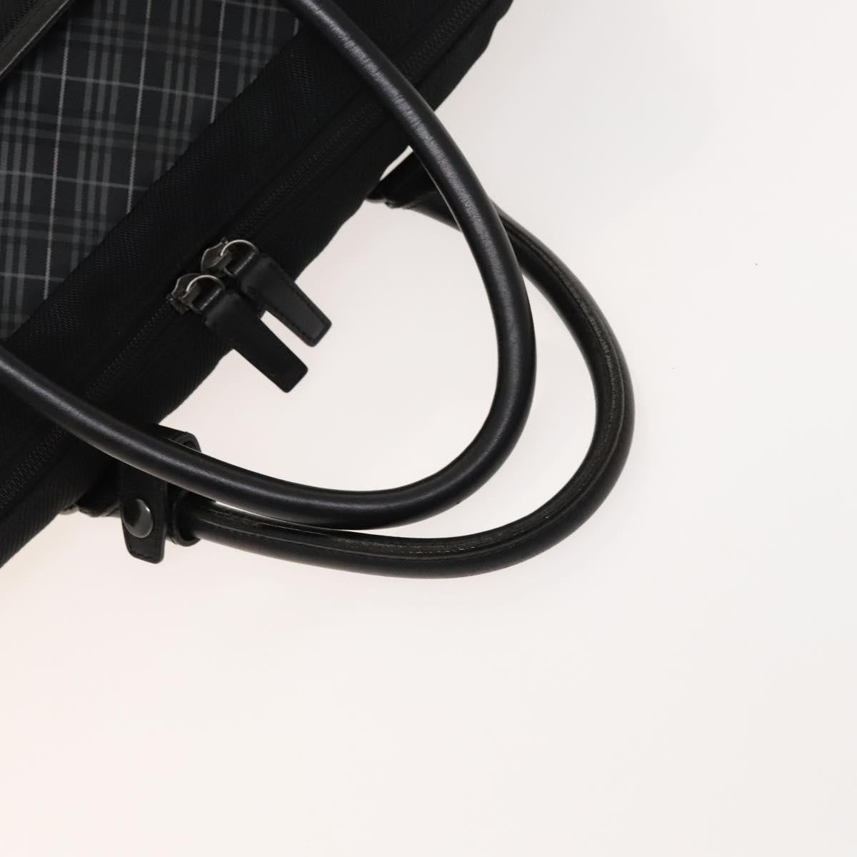 Burberry Black Label Business Bag Canvas, BLACK, CANVAS, Briefcase