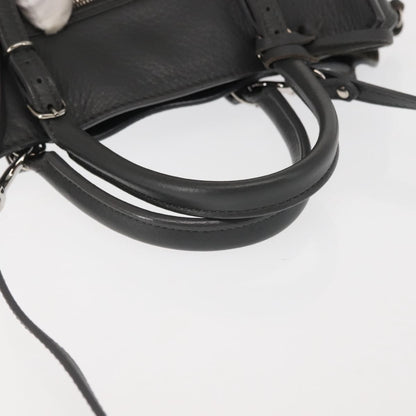 Balenciaga Papier A4 Zip Around Classic Studs Bag Leather, GRAY, LEATHER, Handbag