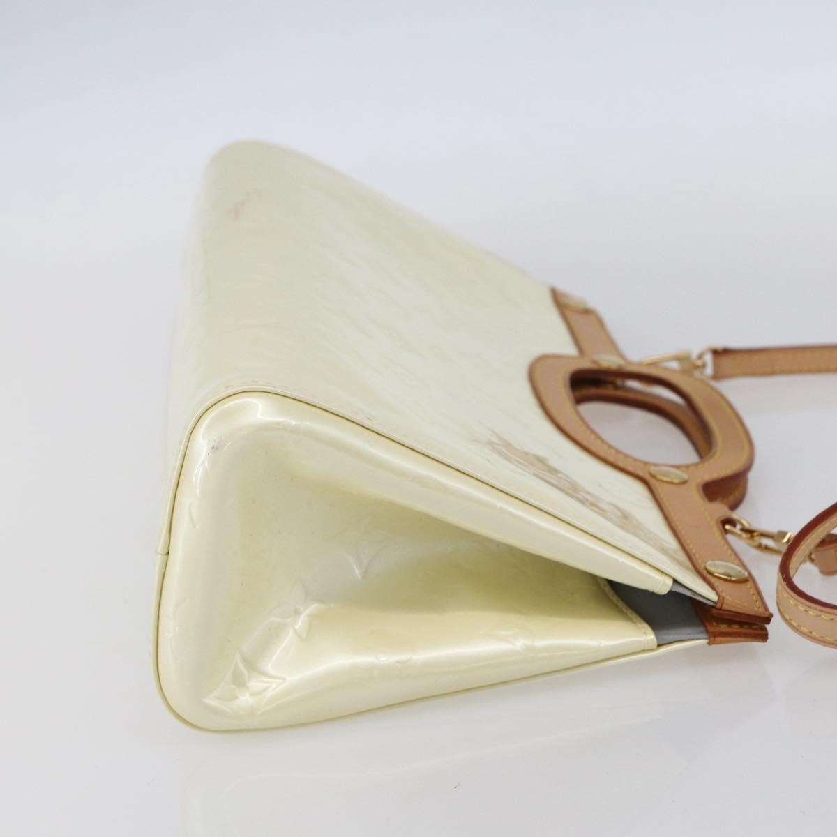 Louis Vuitton Roxbury Drive Handbag Monogram Vernis, BEIGE, PATENT_LEATHER, Handbag