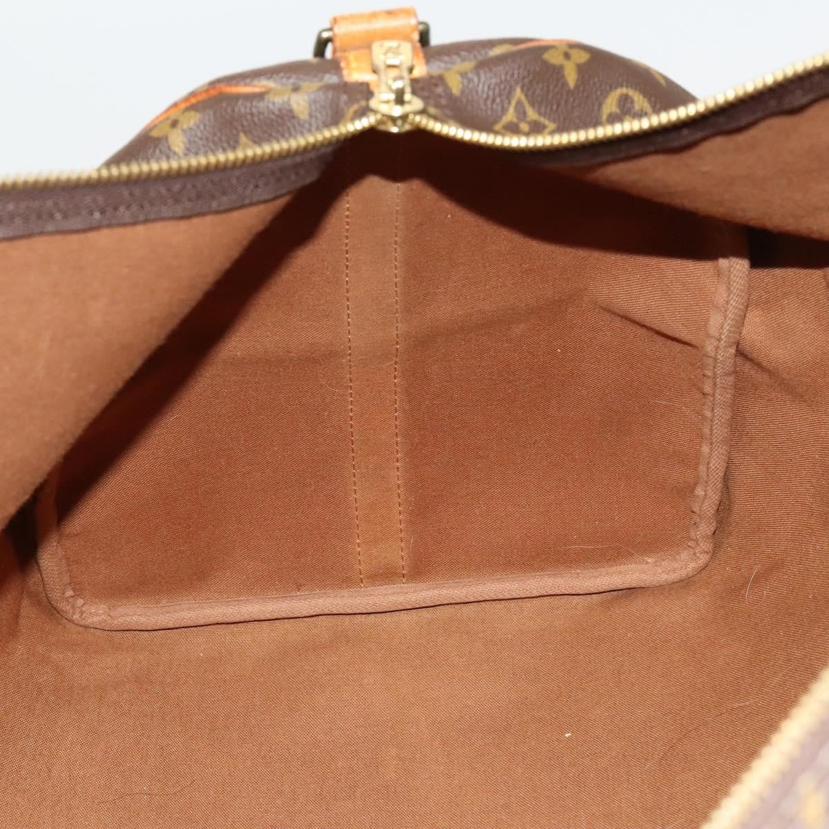 Louis Vuitton Keepall Bandouliere Bag Monogram Canvas, BROWN, CANVAS, Travel bag