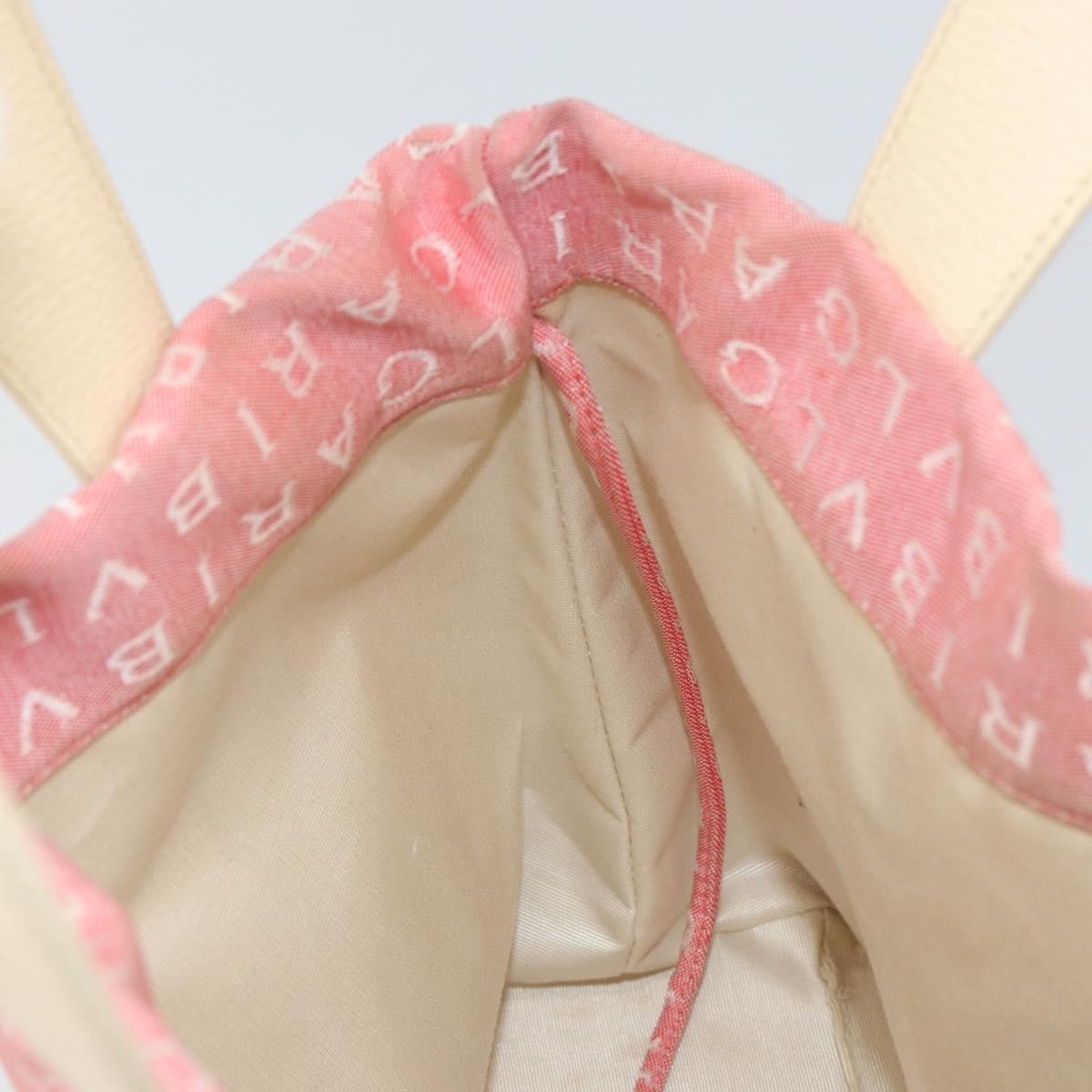 Bvlgari Logomania Handbag Canvas, PINK, CANVAS, Handbag