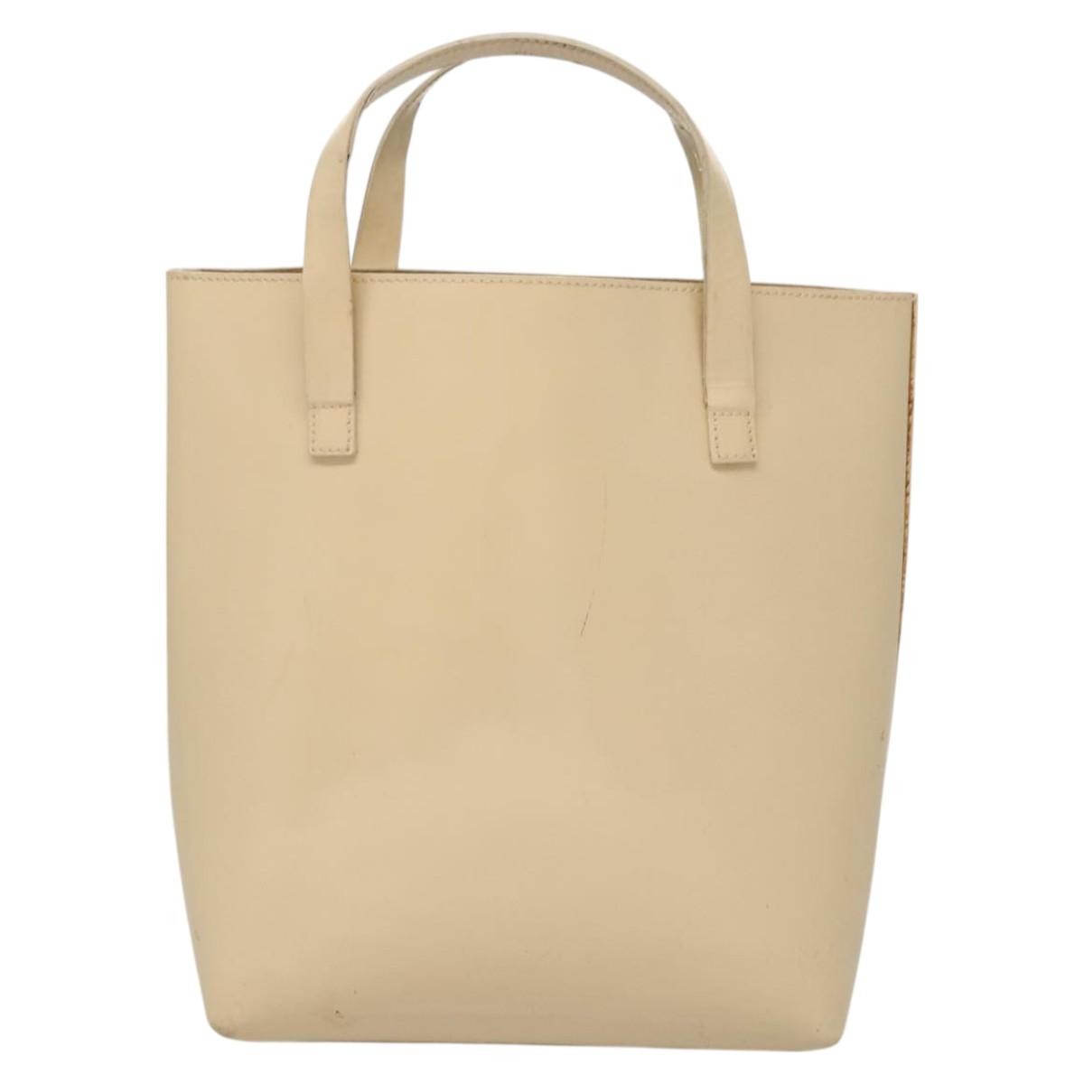 Gucci Vintage Handbag Enamel, BEIGE, PATENT_LEATHER, Handbag