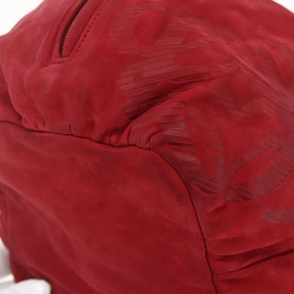 Loewe Anagram Shoulder Bag Suede, RED, SUEDE, Shoulder bag