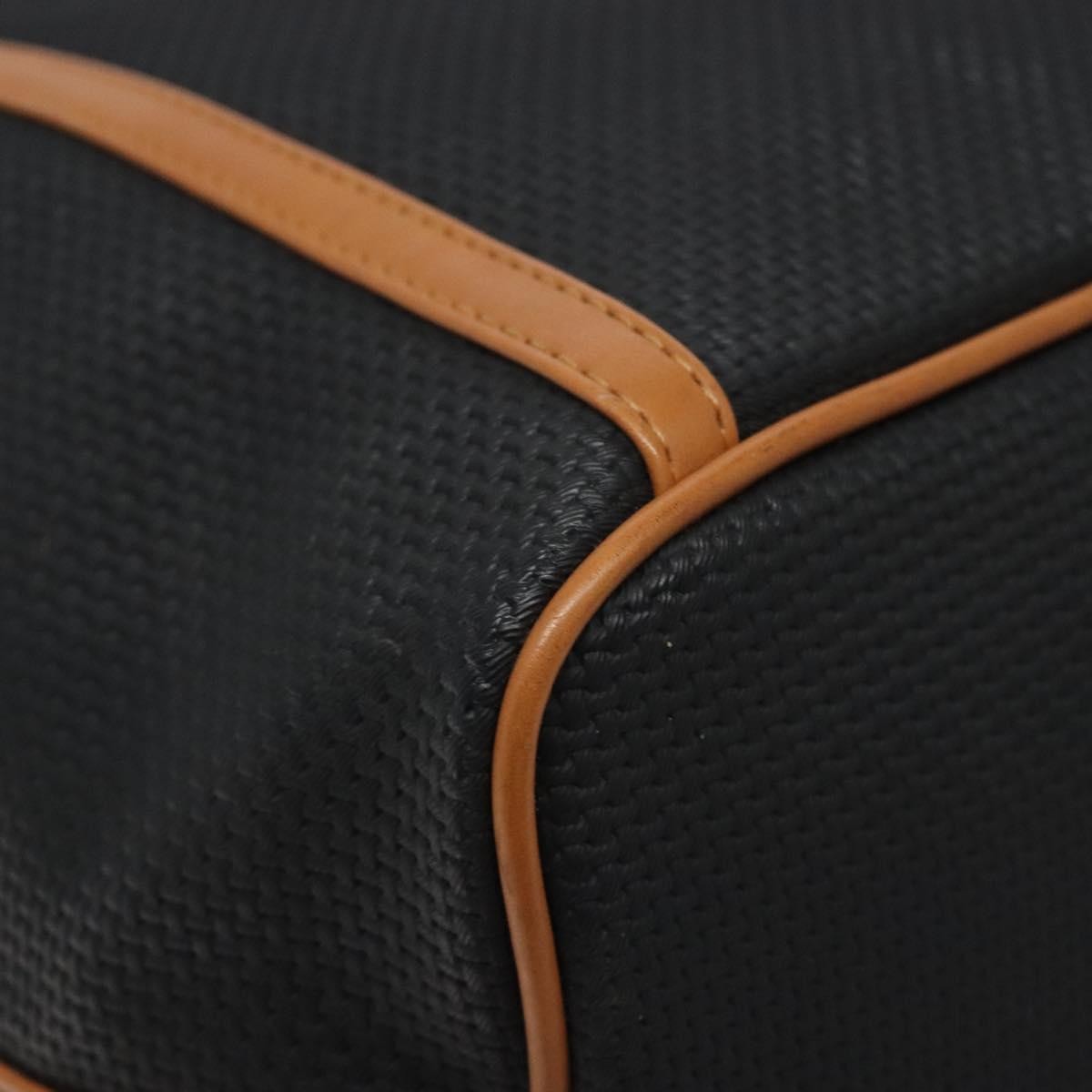 Saint Laurent Vintage Shoulder Bag Canvas, BLACK, CANVAS, Shoulder bag