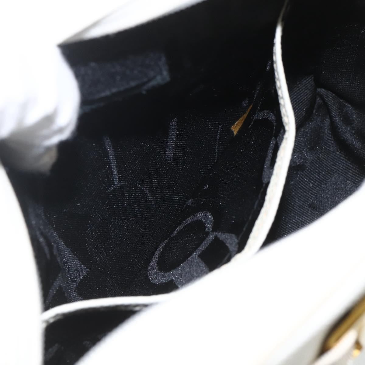 Salvatore Ferragamo Vala Shoulder Bag Leather, WHITE, LEATHER, Shoulder bag