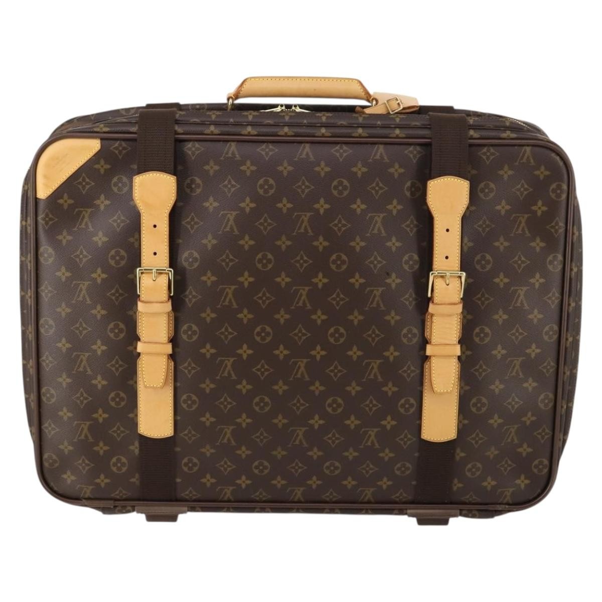 Louis Vuitton Satellite Travel Bag Monogram Canvas, BROWN, CANVAS, Travel bag