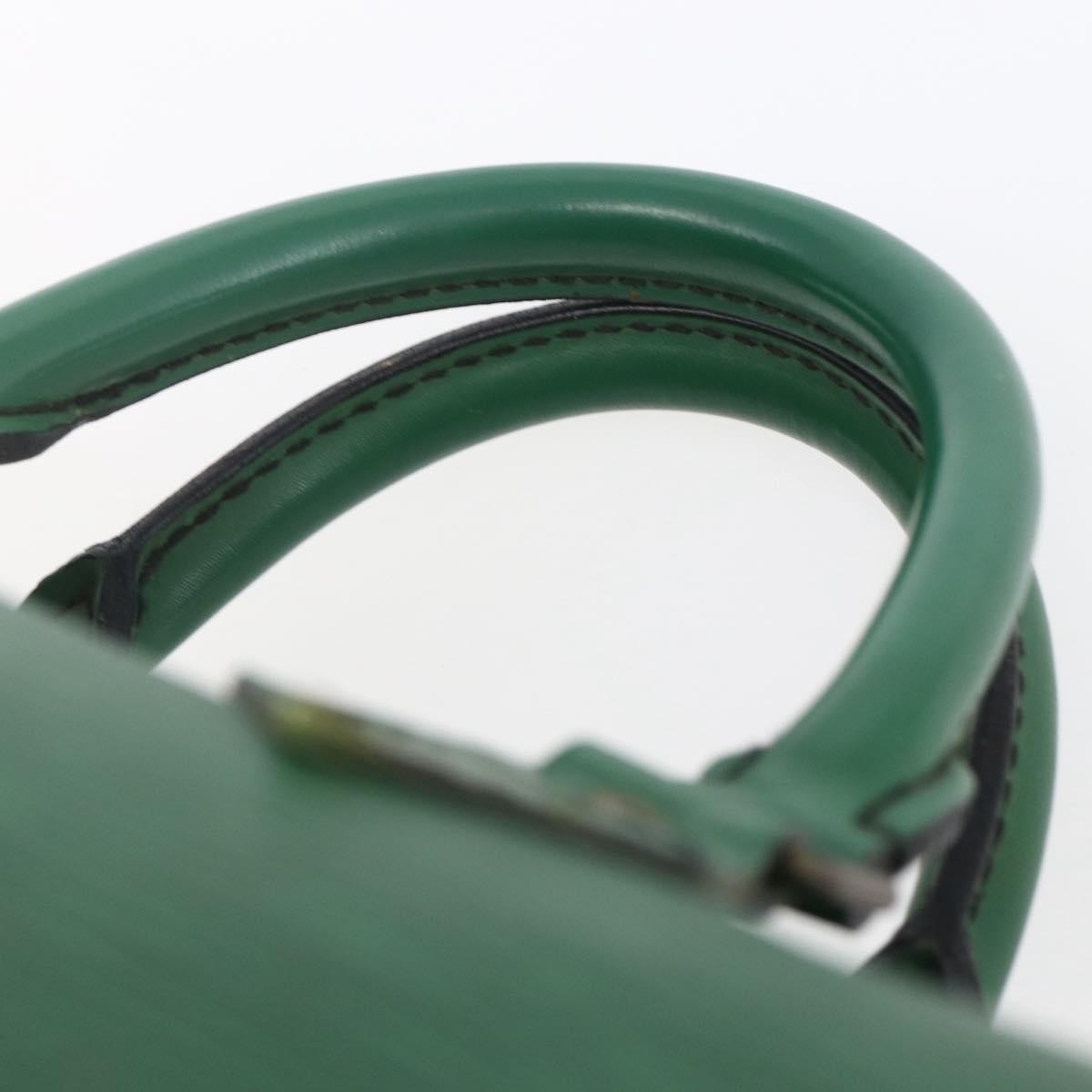 Louis Vuitton Speedy Handbag Epi Leather, GREEN, LEATHER, Handbag