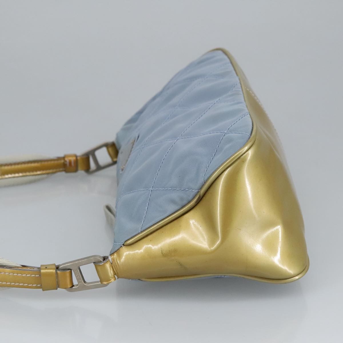 Prada Vintage Shoulder Bag Tessuto, BLUE, NYLON, Shoulder bag