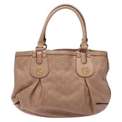 Gucci Scarlett Tote Guccissima Leather, PINK, LEATHER, Tote bag