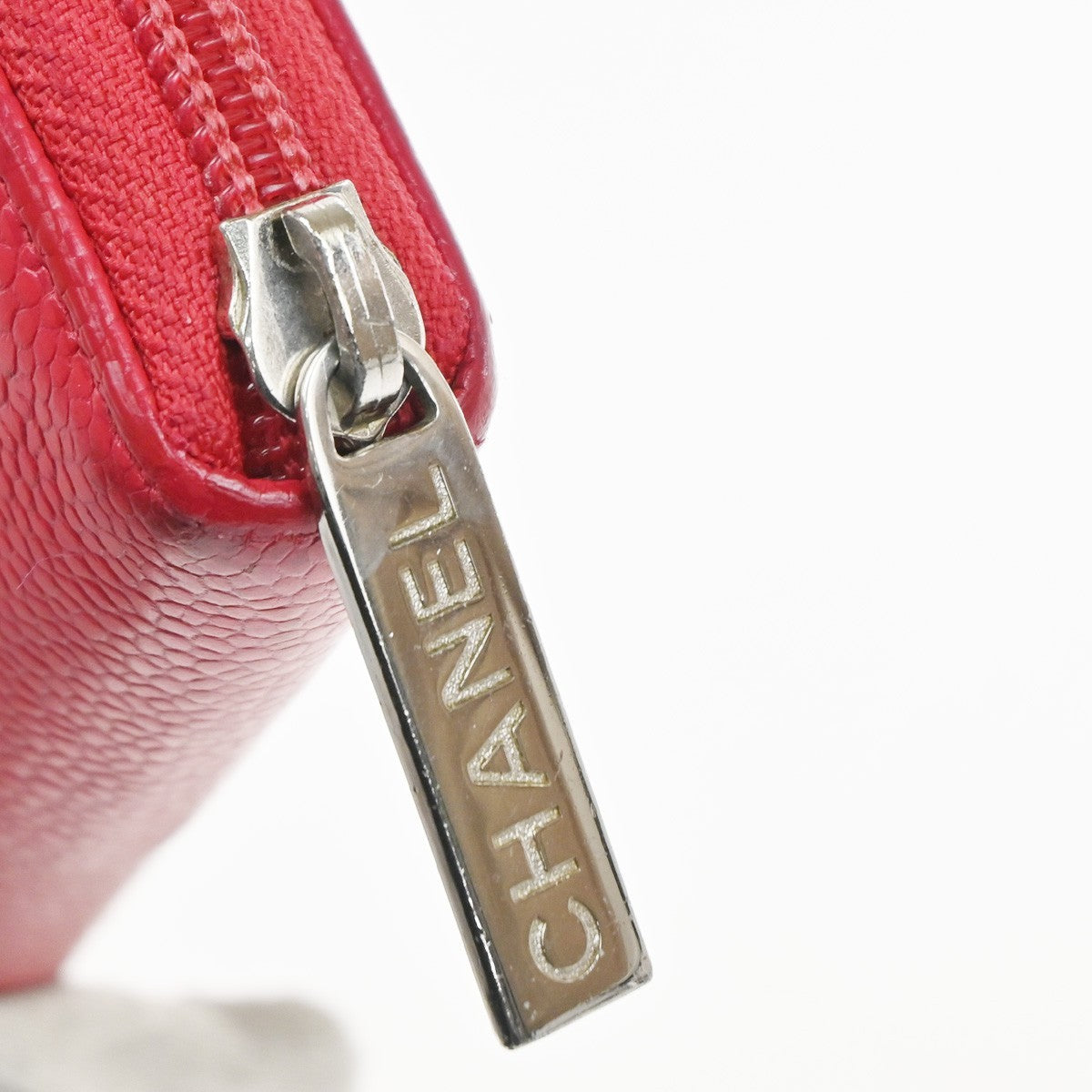 Chanel Timeless CC Zipped Organizer Wallet Leather, RED, LEATHER, Wallets