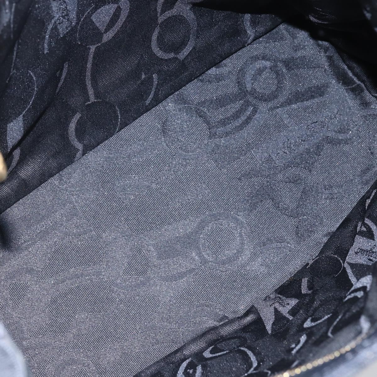 Salvatore Ferragamo Vala tote Canvas, NAVY, CANVAS, Tote bag