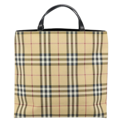 Burberry Nova Check Tote canvas check pattern, BEIGE, CANVAS, Tote bag