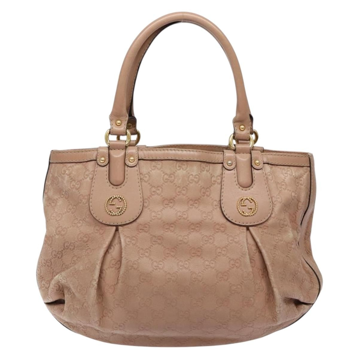 Gucci Scarlett Tote Guccissima Leather, PINK, LEATHER, Tote bag