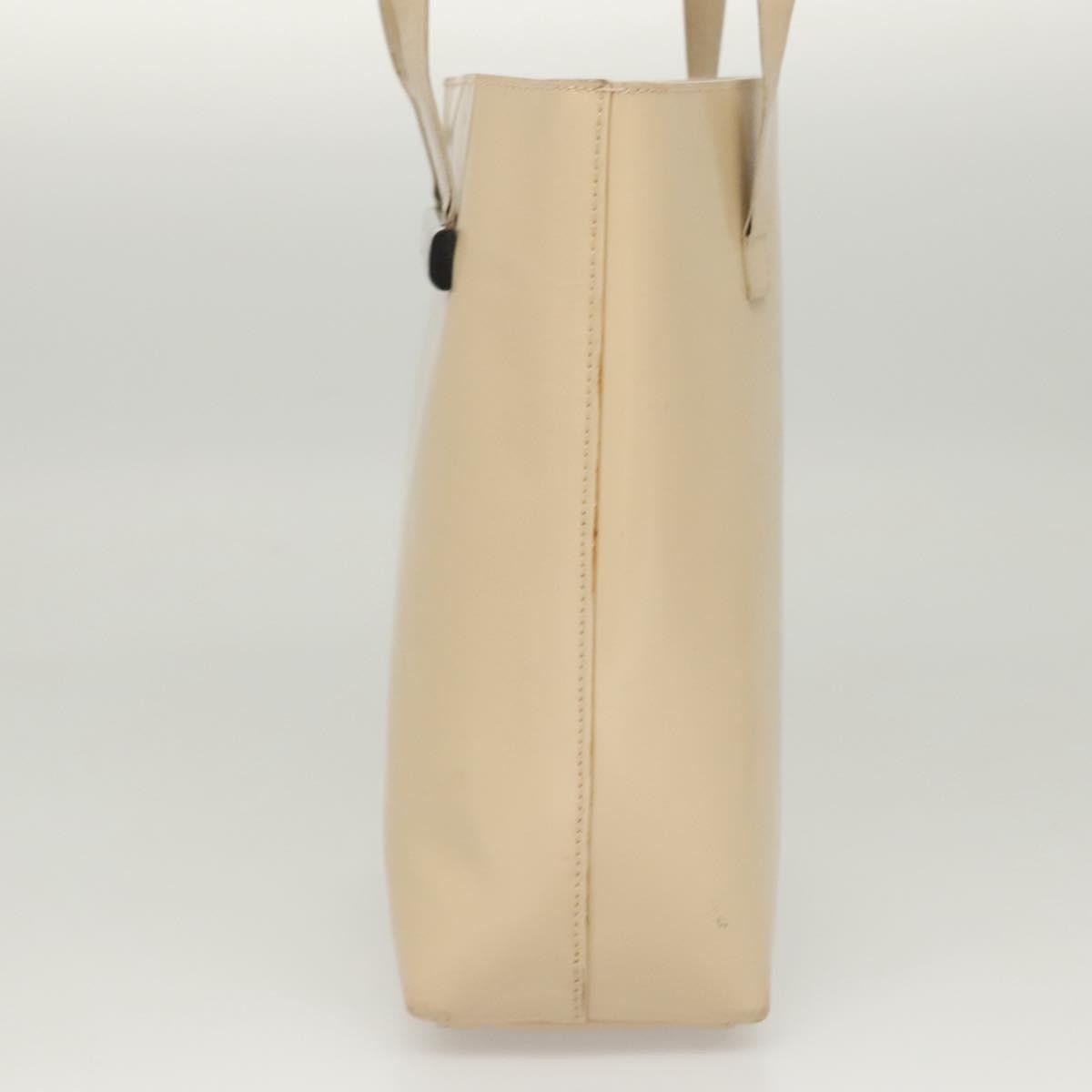 Gucci Vintage Handbag Enamel, BEIGE, PATENT_LEATHER, Handbag