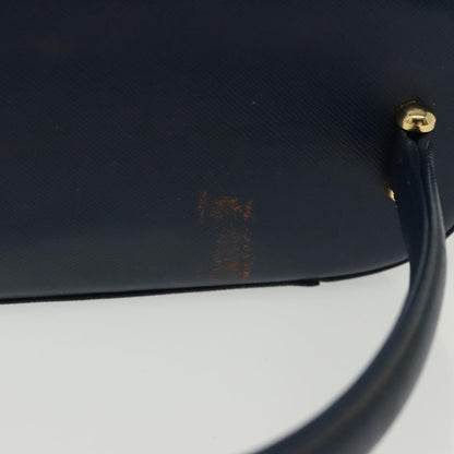 Valentino Garavani Vintage Handbag Leather, NAVY, LEATHER, Handbag