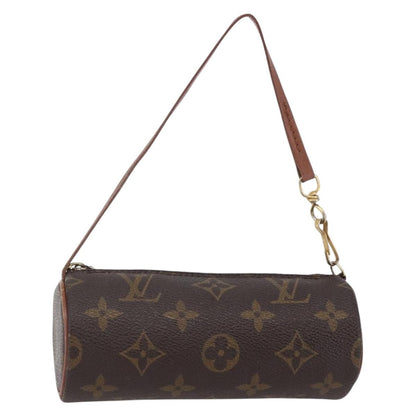 Louis Vuitton Papillon Pochette Monogram Canvas, BROWN, CANVAS, Clutche & pouche