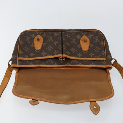 Louis Vuitton Sac Gibeciere Messenger Bag Monogram Canvas, BROWN, CANVAS, Shoulder bag