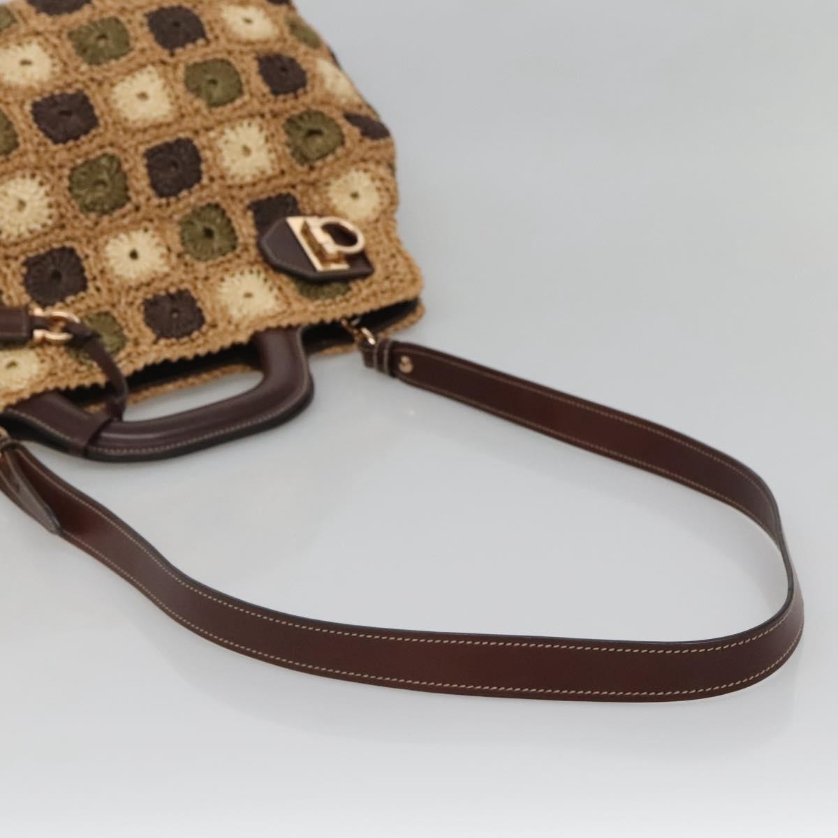 Salvatore Ferragamo Soft W Tote RAFFIA, BROWN, WOOD, Tote bag